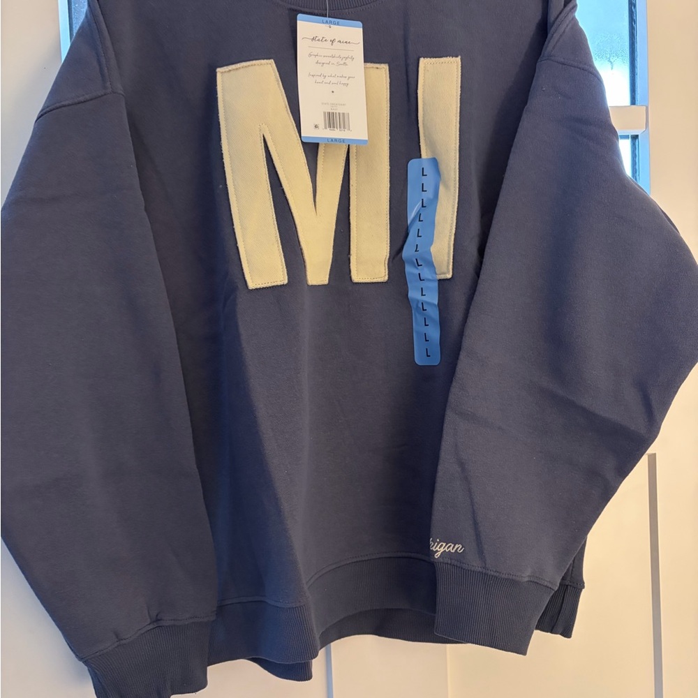 State of Mind Blue Crewneck Sweatshirt